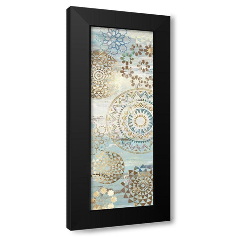 Blue Mosaic I  Black Modern Wood Framed Art Print by Aimee Wilson