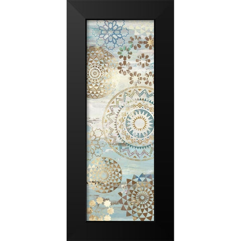 Blue Mosaic I  Black Modern Wood Framed Art Print by Aimee Wilson