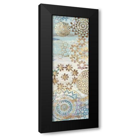 Blue Mosaic II  Black Modern Wood Framed Art Print by Aimee Wilson