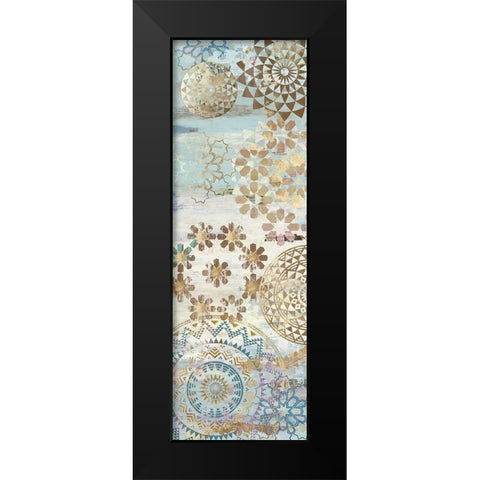 Blue Mosaic II  Black Modern Wood Framed Art Print by Aimee Wilson