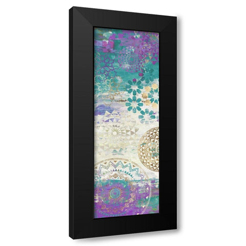 Purple Mosaic I  Black Modern Wood Framed Art Print by Aimee Wilson
