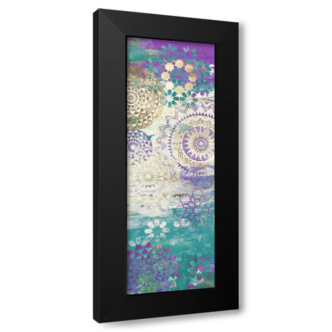 Purple Mosaic II  Black Modern Wood Framed Art Print by Aimee Wilson