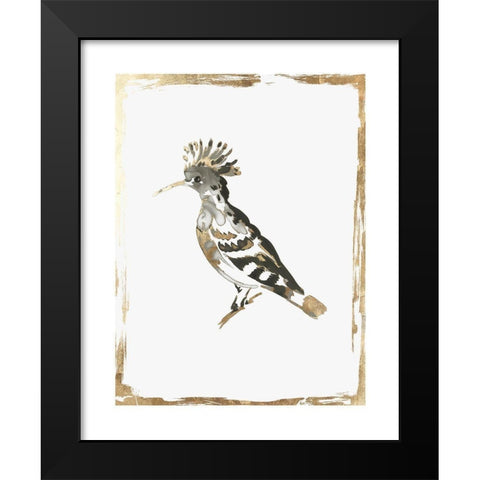 Golden Bird II  Black Modern Wood Framed Art Print by Wilson, Aimee