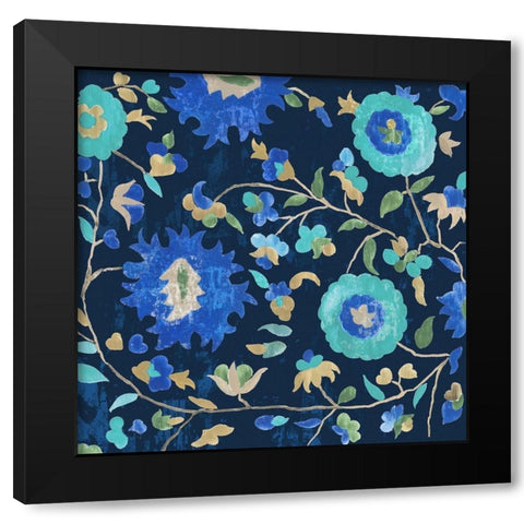 Persian Nights I  Black Modern Wood Framed Art Print with Double Matting by Wilson, Aimee