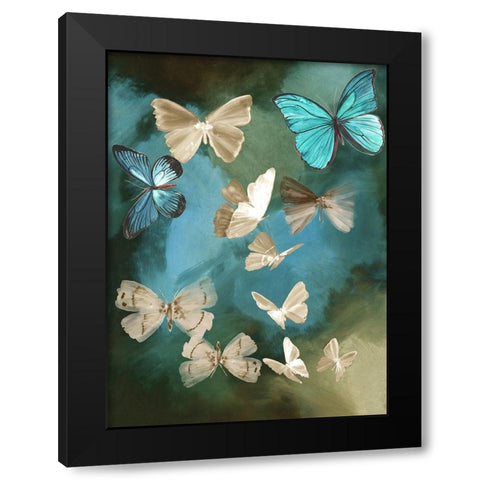 Laputa  Black Modern Wood Framed Art Print by Wilson, Aimee