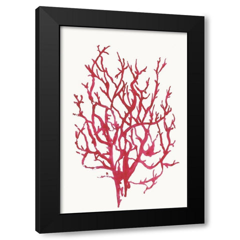 Red Reef Coral I  Black Modern Wood Framed Art Print by Wilson, Aimee