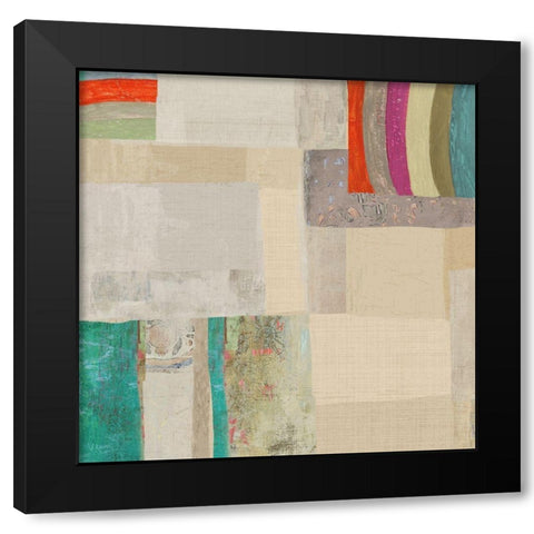 Bright Field I Black Modern Wood Framed Art Print with Double Matting by Wilson, Aimee