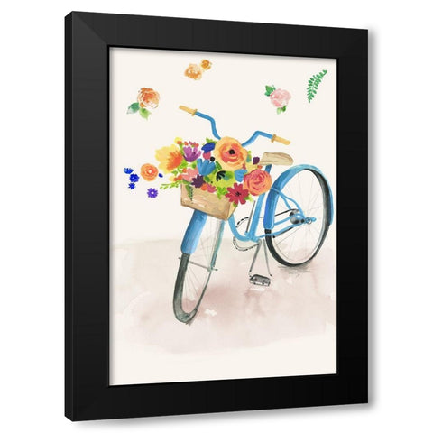 Free Spirit Black Modern Wood Framed Art Print by Wilson, Aimee