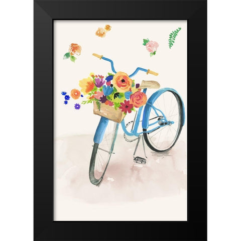 Free Spirit Black Modern Wood Framed Art Print by Wilson, Aimee