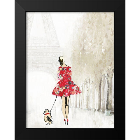 Admiration Black Modern Wood Framed Art Print by Wilson, Aimee