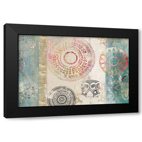 Vision of the Flow Black Modern Wood Framed Art Print with Double Matting by Wilson, Aimee