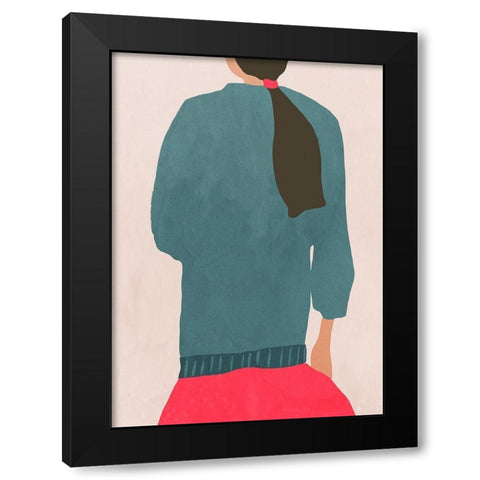 To the Next Day Black Modern Wood Framed Art Print by Wilson, Aimee