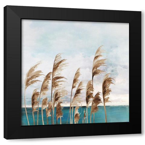 Summer Wind I  Black Modern Wood Framed Art Print with Double Matting by Wilson, Aimee