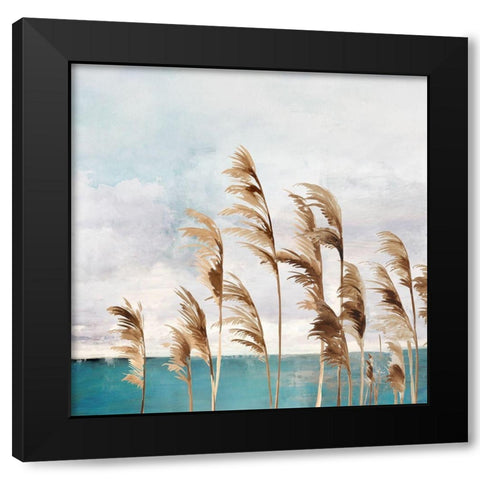 Summer Wind II Black Modern Wood Framed Art Print by Wilson, Aimee