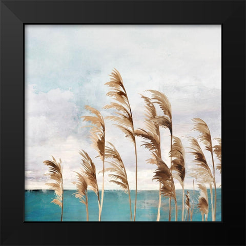 Summer Wind II Black Modern Wood Framed Art Print by Wilson, Aimee