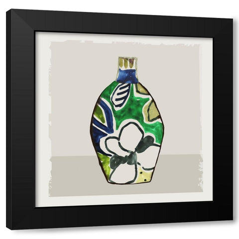 Picasso Vase III Black Modern Wood Framed Art Print with Double Matting by Wilson, Aimee