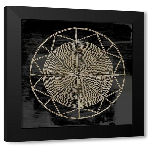 Woven Dreams I  Black Modern Wood Framed Art Print with Double Matting by Wilson, Aimee