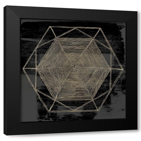 Woven Dreams II Black Modern Wood Framed Art Print with Double Matting by Wilson, Aimee