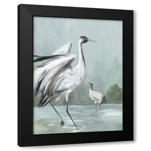 Noble Beauty II Black Modern Wood Framed Art Print with Double Matting by Wilson, Aimee