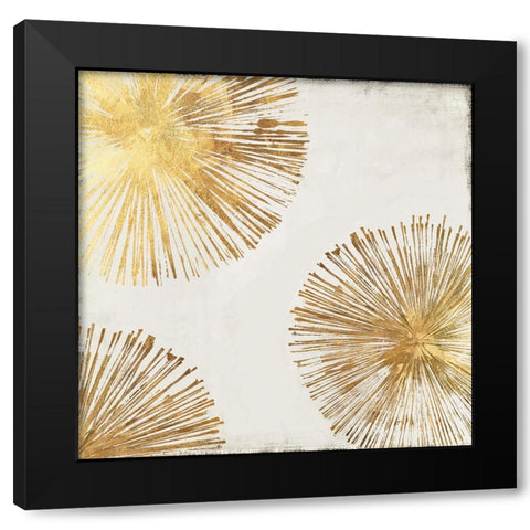 Gold Star II Black Modern Wood Framed Art Print by Wilson, Aimee