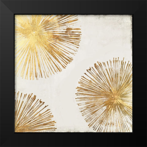 Gold Star II Black Modern Wood Framed Art Print by Wilson, Aimee