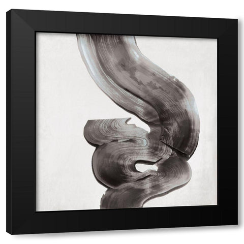 Outside II Grey Version Black Modern Wood Framed Art Print with Double Matting by Wilson, Aimee
