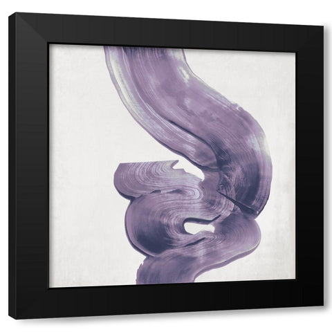 Outside II Lavender Version Black Modern Wood Framed Art Print by Wilson, Aimee