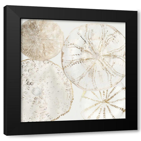 Sea Patterns II Black Modern Wood Framed Art Print with Double Matting by Wilson, Aimee