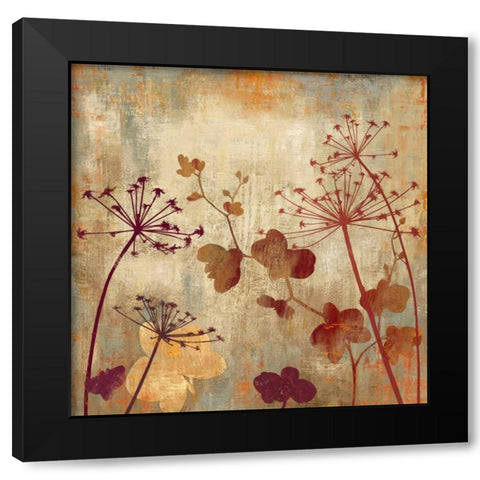 Wild Field I Black Modern Wood Framed Art Print with Double Matting by Wilson, Aimee