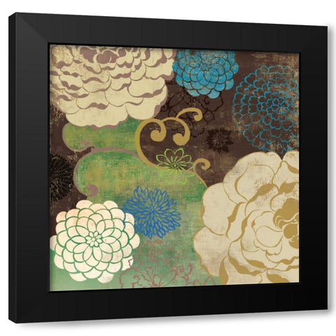 Silk II Black Modern Wood Framed Art Print by Wilson, Aimee