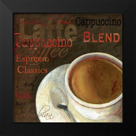 Capuccino - Mini Black Modern Wood Framed Art Print by Wilson, Aimee