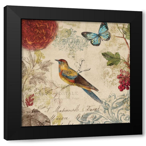 Natures Rhapsody I Black Modern Wood Framed Art Print with Double Matting by Wilson, Aimee