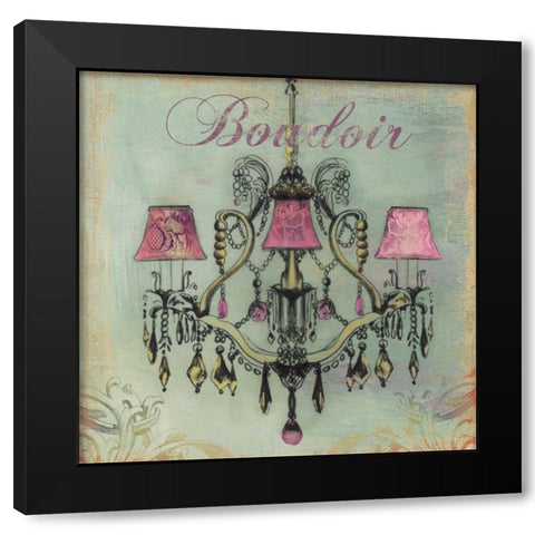 Boudoir - Mini Black Modern Wood Framed Art Print by Wilson, Aimee