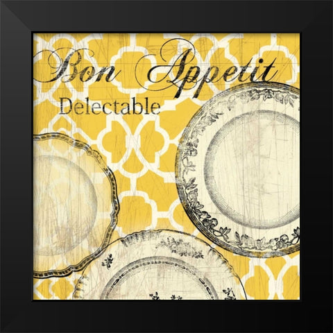 Bon Appetite - Mini Black Modern Wood Framed Art Print by Wilson, Aimee