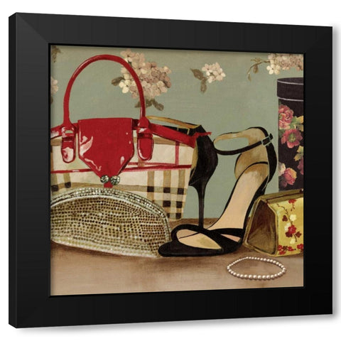 My New Purse - Mini Black Modern Wood Framed Art Print with Double Matting by Wilson, Aimee