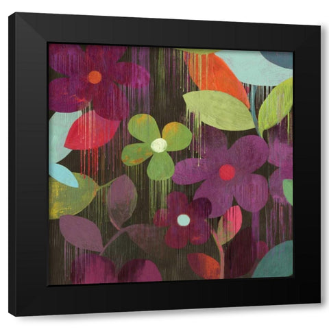 Naivete I Black Modern Wood Framed Art Print with Double Matting by Wilson, Aimee