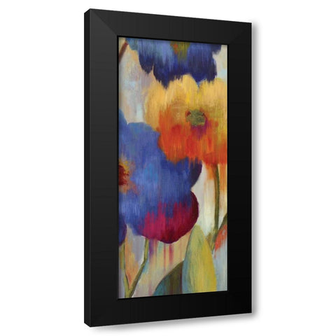 Jardin Ikat I - Mini Black Modern Wood Framed Art Print by Wilson, Aimee