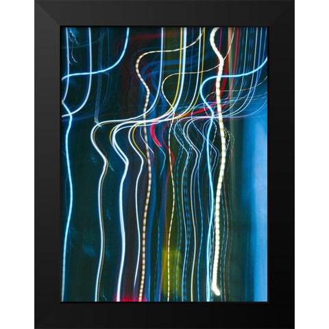 Stems I Black Modern Wood Framed Art Print by Cooke, William