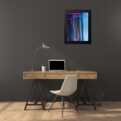 Stems II Black Modern Wood Framed Art Print by Cooke, William