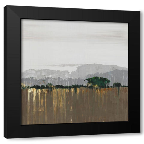 Tropical Climate Black Modern Wood Framed Art Print by Wilde, Susan