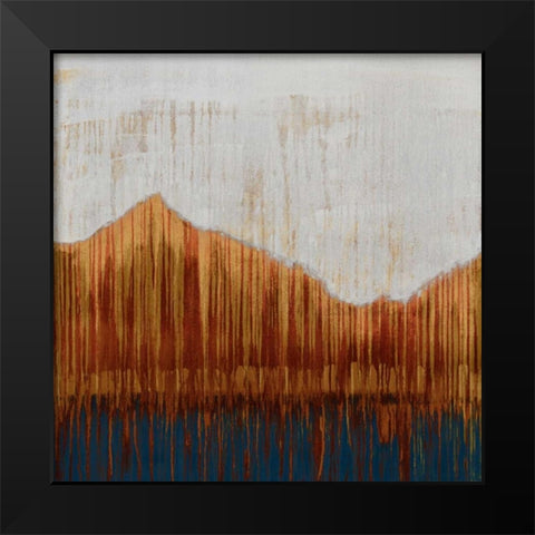 Red Mountain Pass II Black Modern Wood Framed Art Print by Wilde, Susan