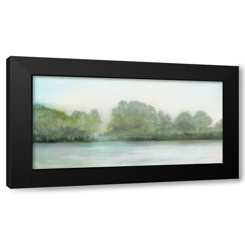 Lakeshore Black Modern Wood Framed Art Print with Double Matting by Wilde, Susan