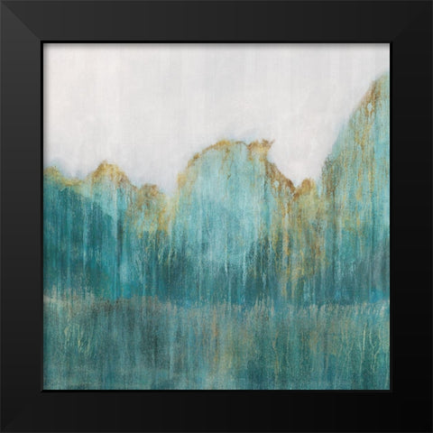 Fortune II Black Modern Wood Framed Art Print by Wilde, Susan