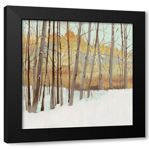 Winters Day II  Black Modern Wood Framed Art Print by Wilde, Susan