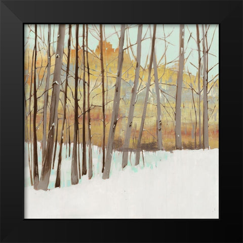 Winters Day II  Black Modern Wood Framed Art Print by Wilde, Susan