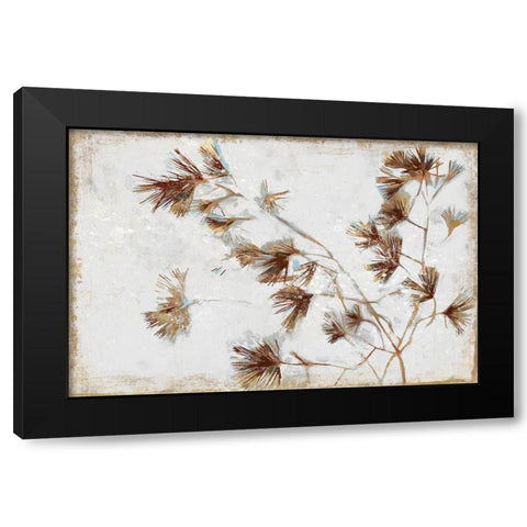 Golden Pine Braches II  Black Modern Wood Framed Art Print with Double Matting by Wilde, Susan