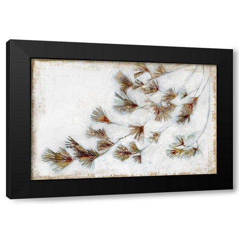 Golden Pine Braches III  Black Modern Wood Framed Art Print with Double Matting by Wilde, Susan