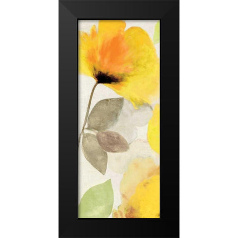 Happy Florals I - Mini Black Modern Wood Framed Art Print by Wilson, Aimee