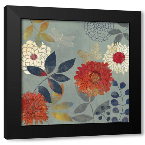 Botanical Garden I Black Modern Wood Framed Art Print by Wilson, Aimee