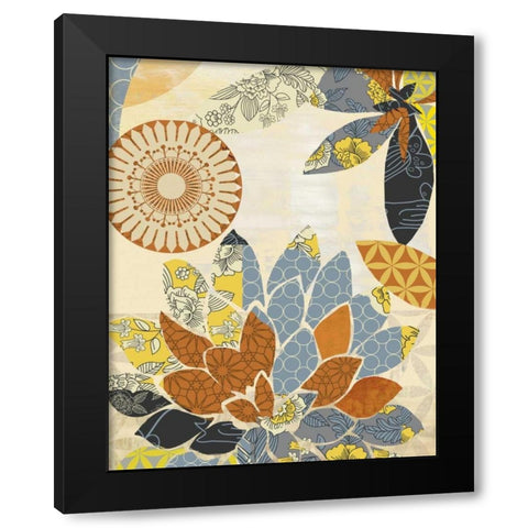 Arabeska I Black Modern Wood Framed Art Print by Wilson, Aimee